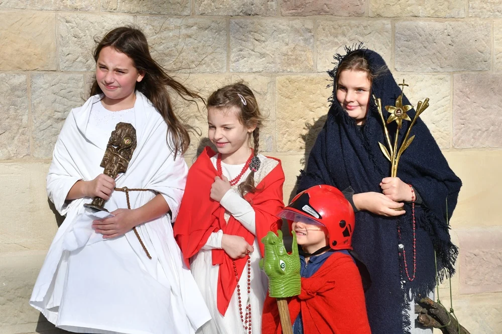 Najmłodsi mieszkańcy Kochłowic wyjątkowo uczcili Uroczystość Wszystkich Świętych