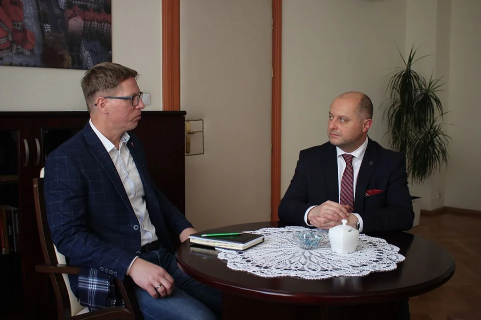 Michał Pierończyk spotkał się z prezydentem Świętochłowic