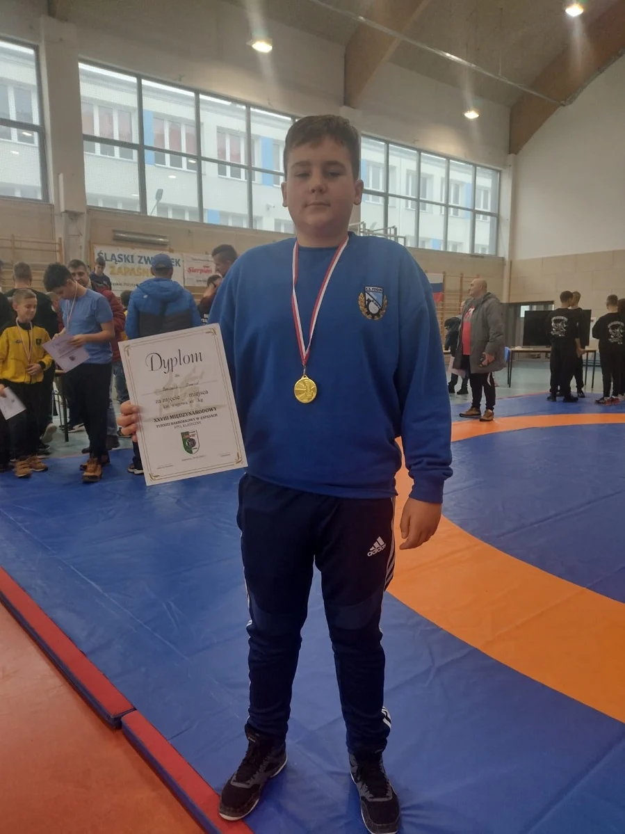 Zwycięstwo zapaśnika KS Pogoń na międzynarodowym turnieju