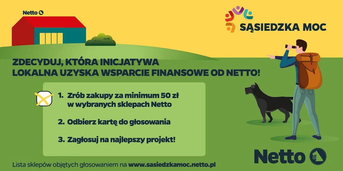 Zrób zakupy i zagłosuj na projekt w konkursie "Sąsiedzka Moc"!