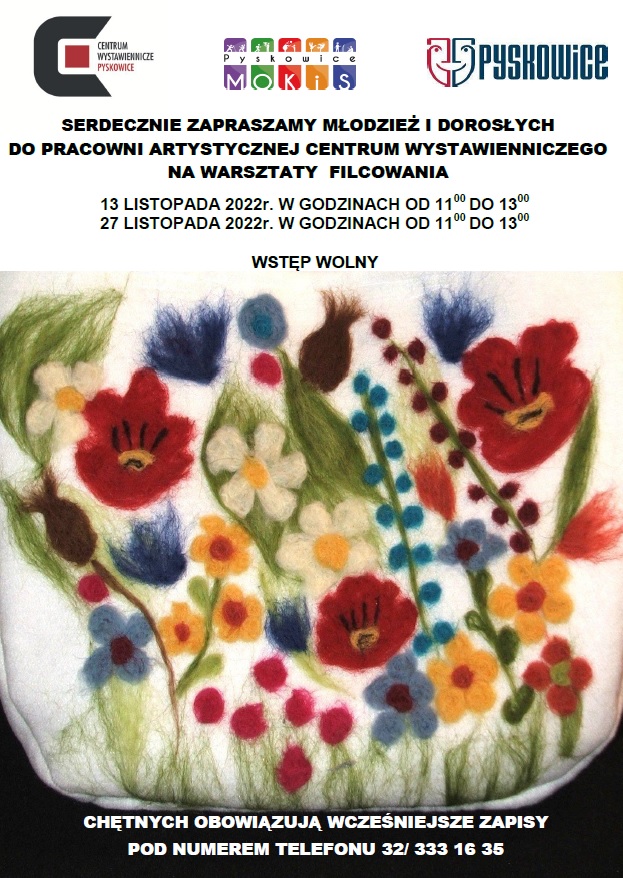 Warsztaty filcowania w Pyskowicach. Przyjdź na kolejne spotkanie!