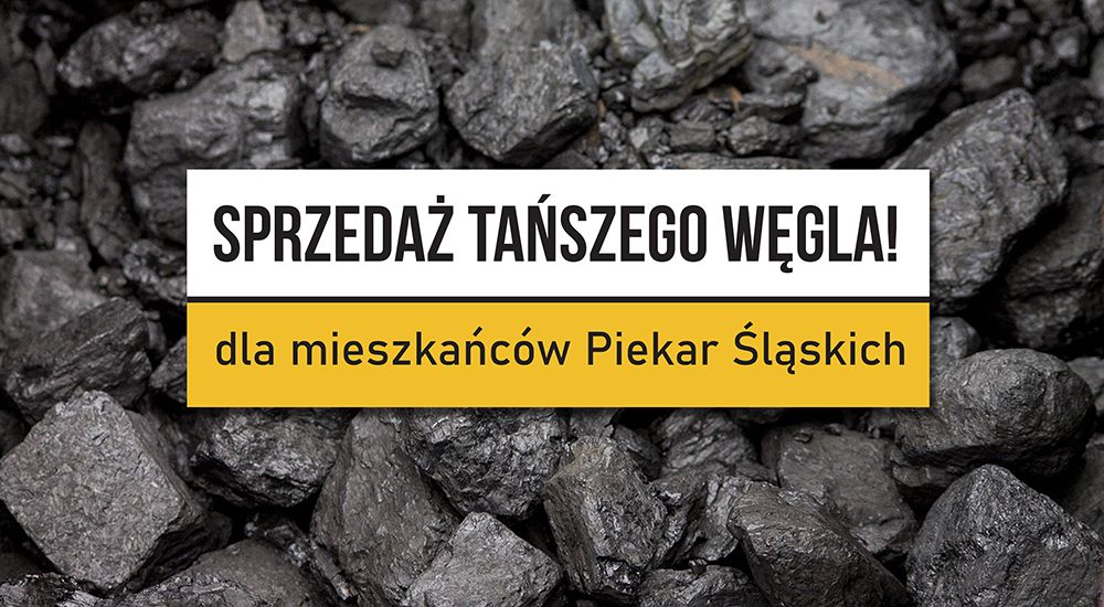 Sprzedaż tańszego węgla dla mieszkańców Piekar Śląskich