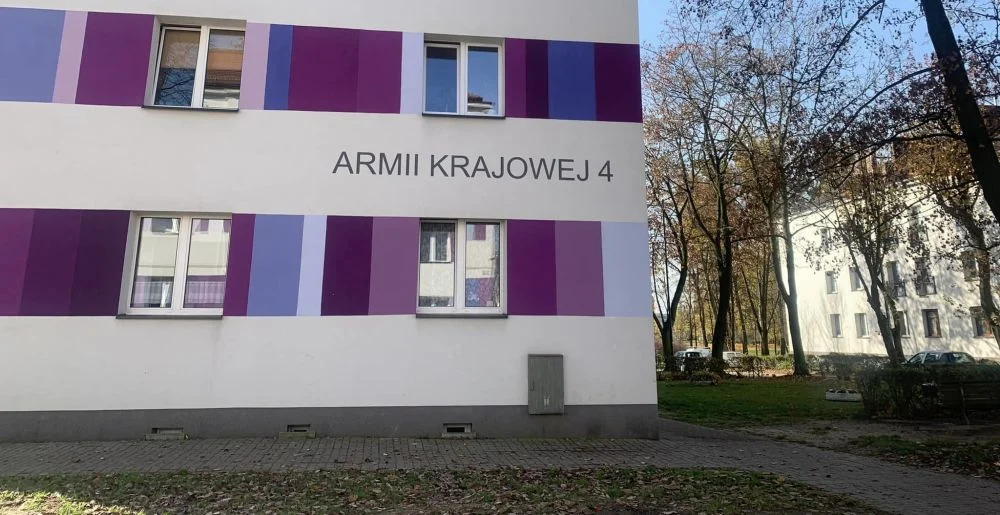 Oznakowanie budynków na osiedlu Wieczorka. Poprawa wyglądu osiedla w Piekarach