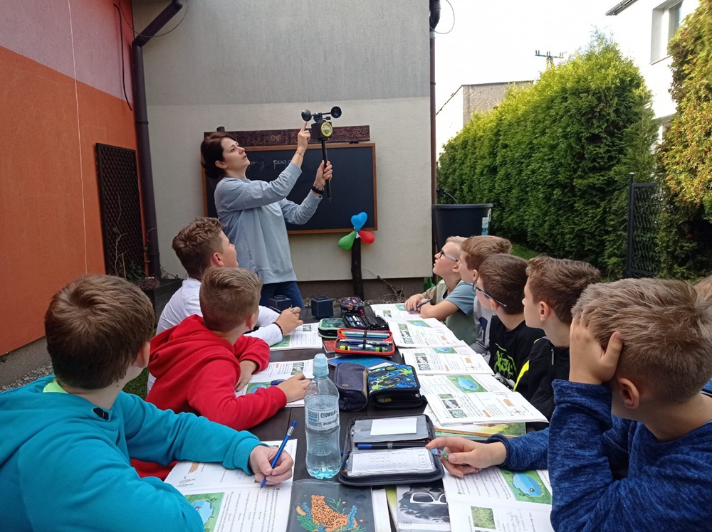"Zielona klasa" pod chmurką. Projekt SP nr 4