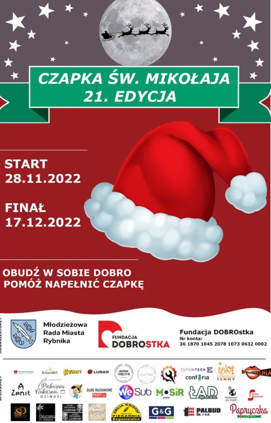 21. Czapka Świętego Mikołaja. Młodzieżowa Rada Miasta kolejny raz organizuje akcję