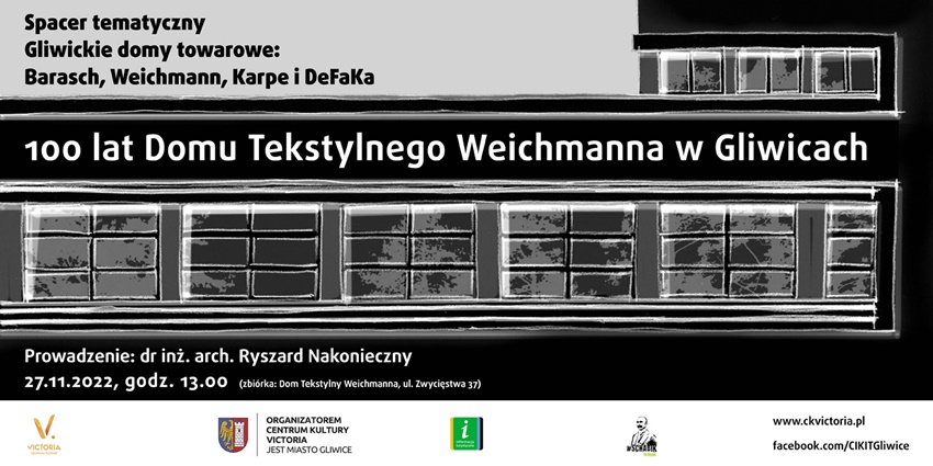 Szlakiem gliwickich domów towarowych. Dołącz do spaceru!