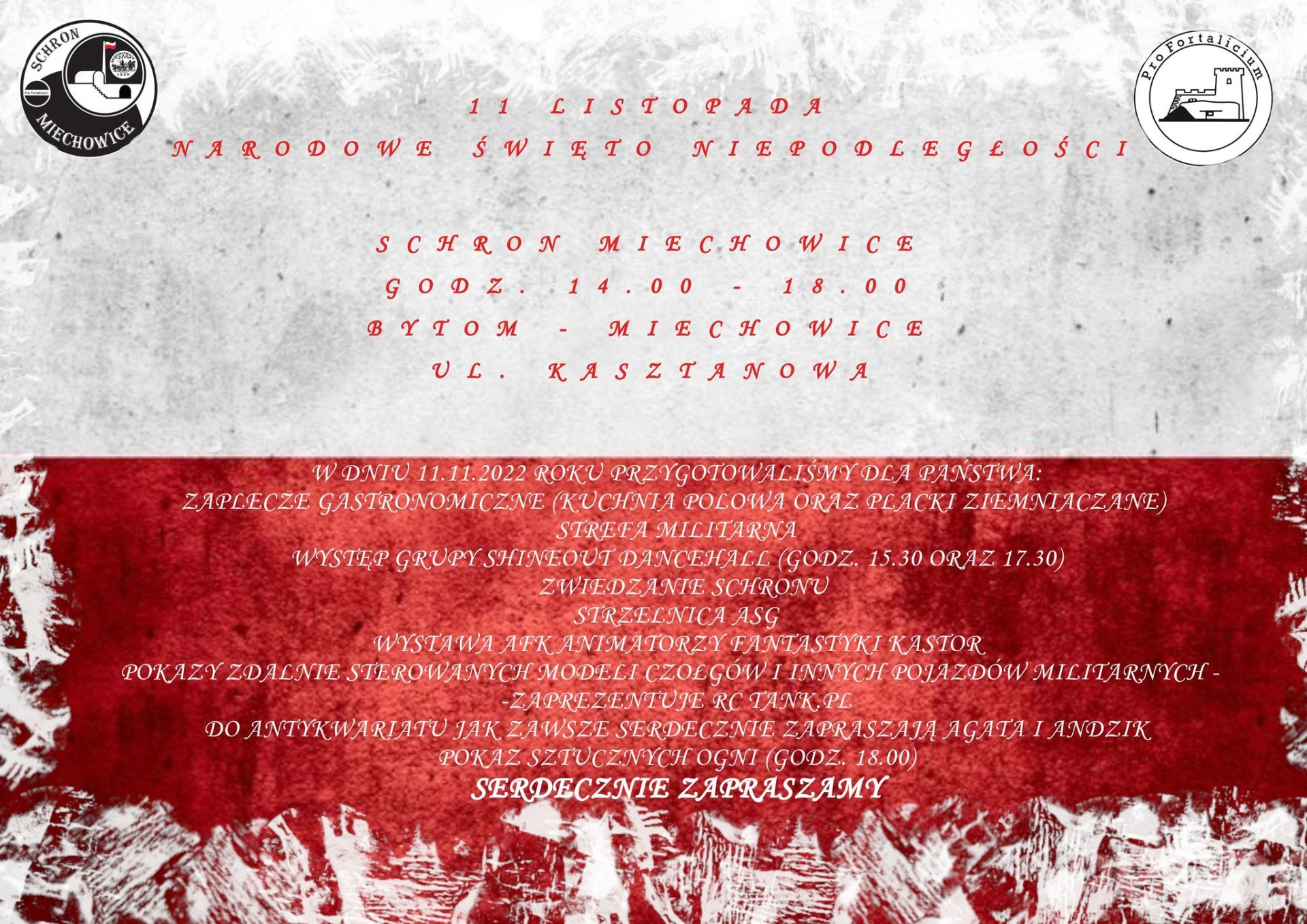 schron miechowice impreza