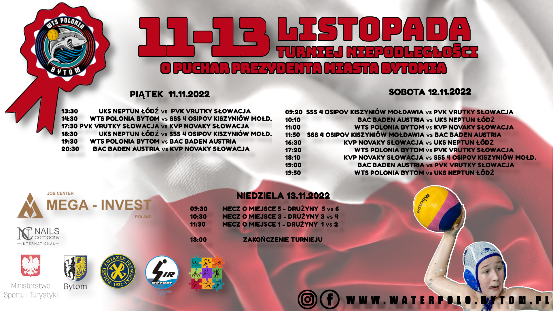 11 listopada turniej piki wodnej