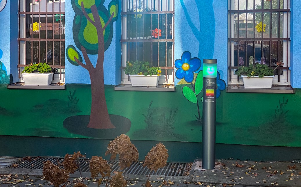 W Bytomiu coraz więcej ekosłupków mierzących poziom zanieczyszczenia powietrza