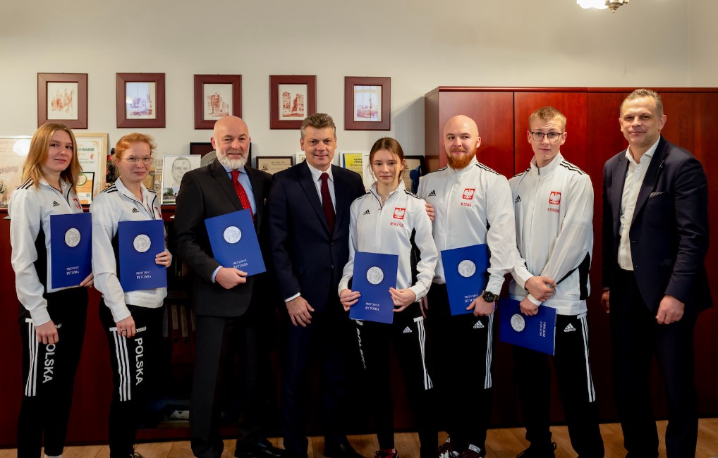 Prezydent pogratulował bytomskim karatekom z MUKS Bytom