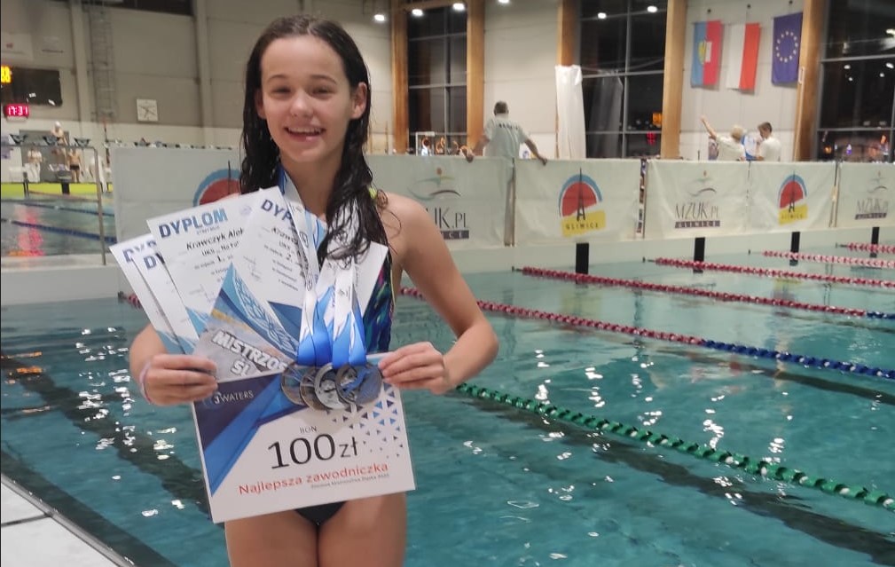 Młoda bytomianka najlepszą zawodniczką Mistrzostw Śląska w pływaniu