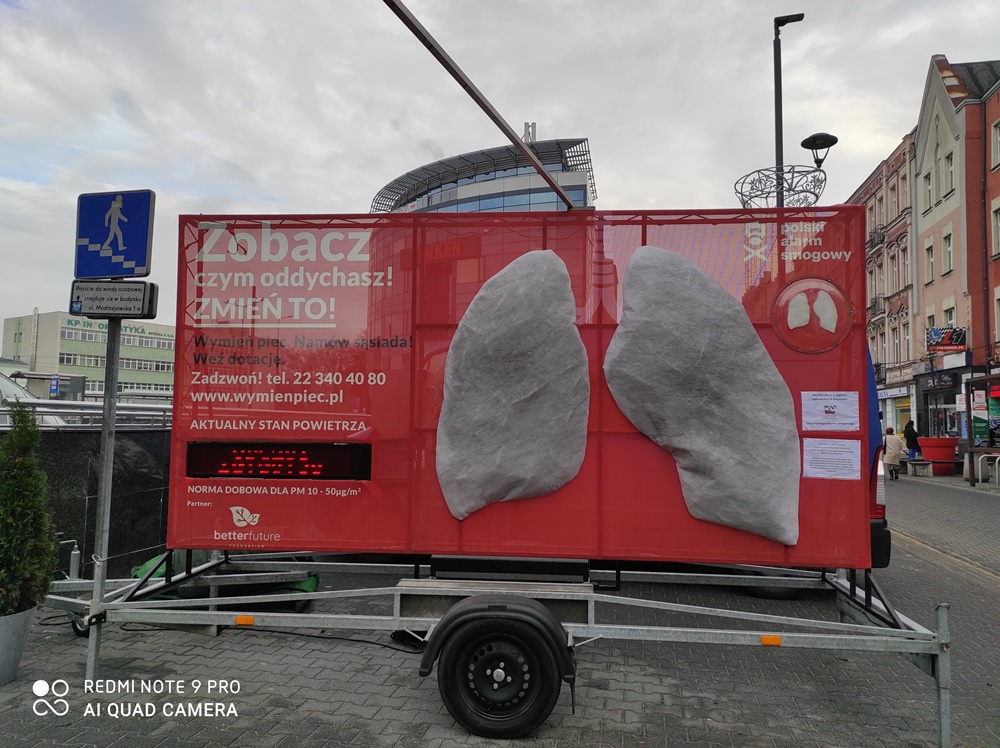 Mobilne płuca – szare i brudne! Czy takim powietrzem chcą oddychać sosnowiczanie?