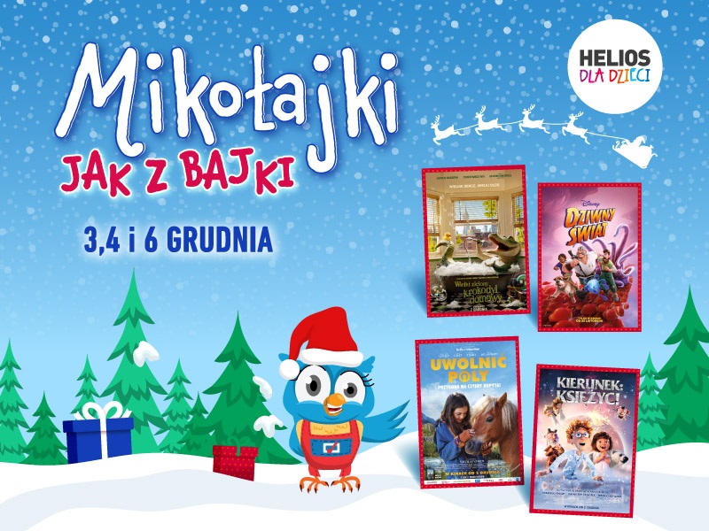 Mikołajki jak z bajki w kinach Helios!