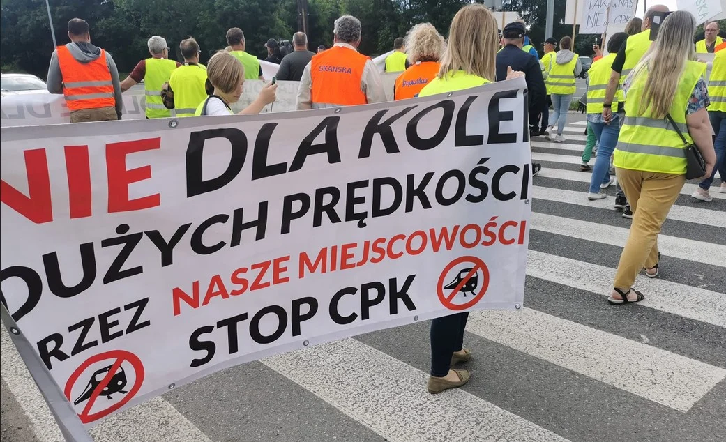 Kolejny protest przeciw CPK 5 listopada. Przeciwnicy projektu spotkają się w Katowicach