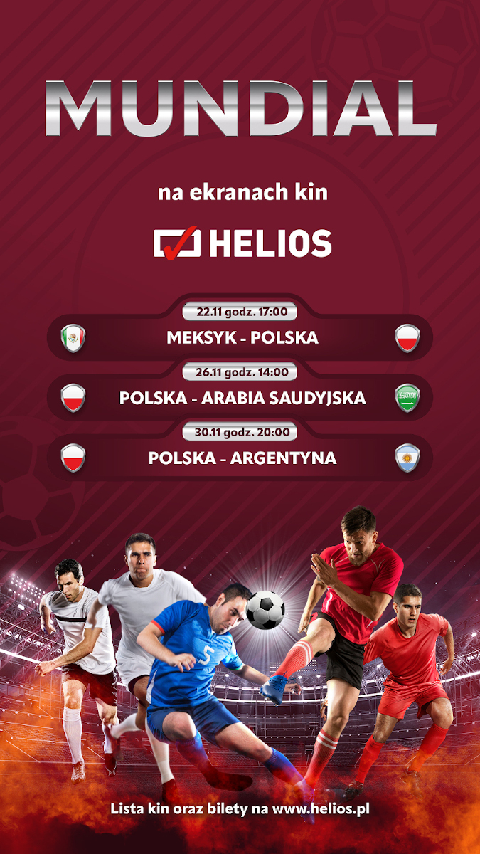 Listopadowe hity w repertuarze kin Helios