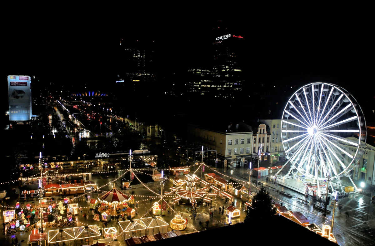 Świąteczny klimat Katowic