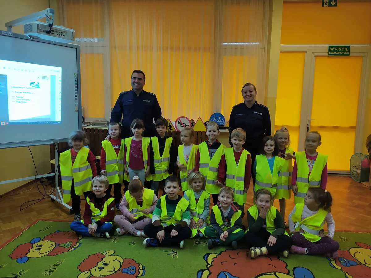 O bezpieczeństwie w ruchu drogowym z przedszkolakami