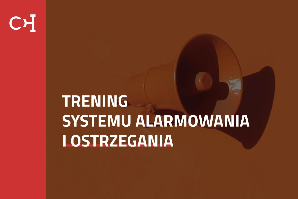 Trening systemu alarmowania i ostrzegania