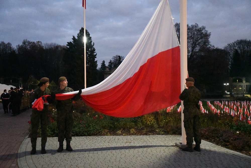 Wczoraj w Parku Śląskim odbył się Śląski Capstrzyk Niepodległościowy
