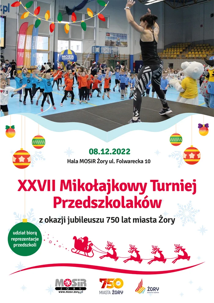 17. Mikołajkowy Turniej Przedszkolaków z okazji jubileuszu 750 lat miasta Żory