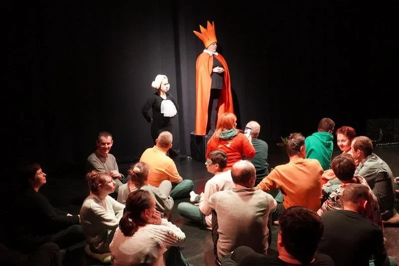 Pracownicy Przedszkola nr 16 w Żorach zagrali w wyjątkowym spektaklu [ZDJĘCIA]