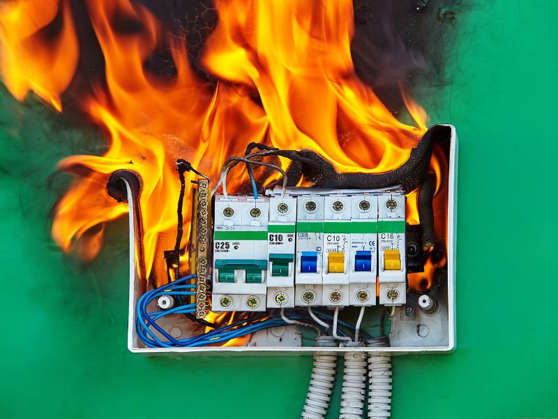 Jak ugasić pożar instalacji elektrycznej?