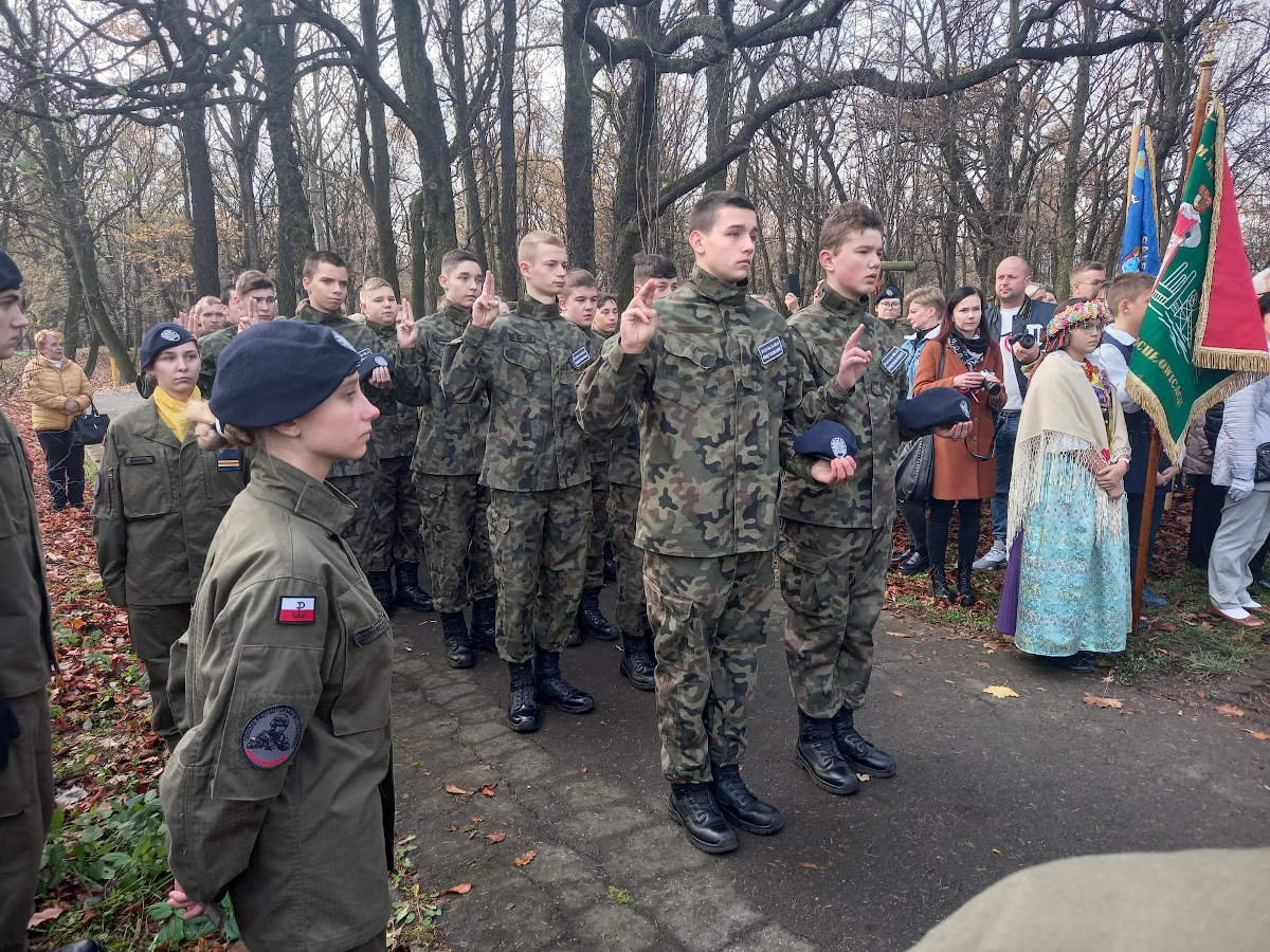 Uroczyste ślubowanie klasy mundurowej