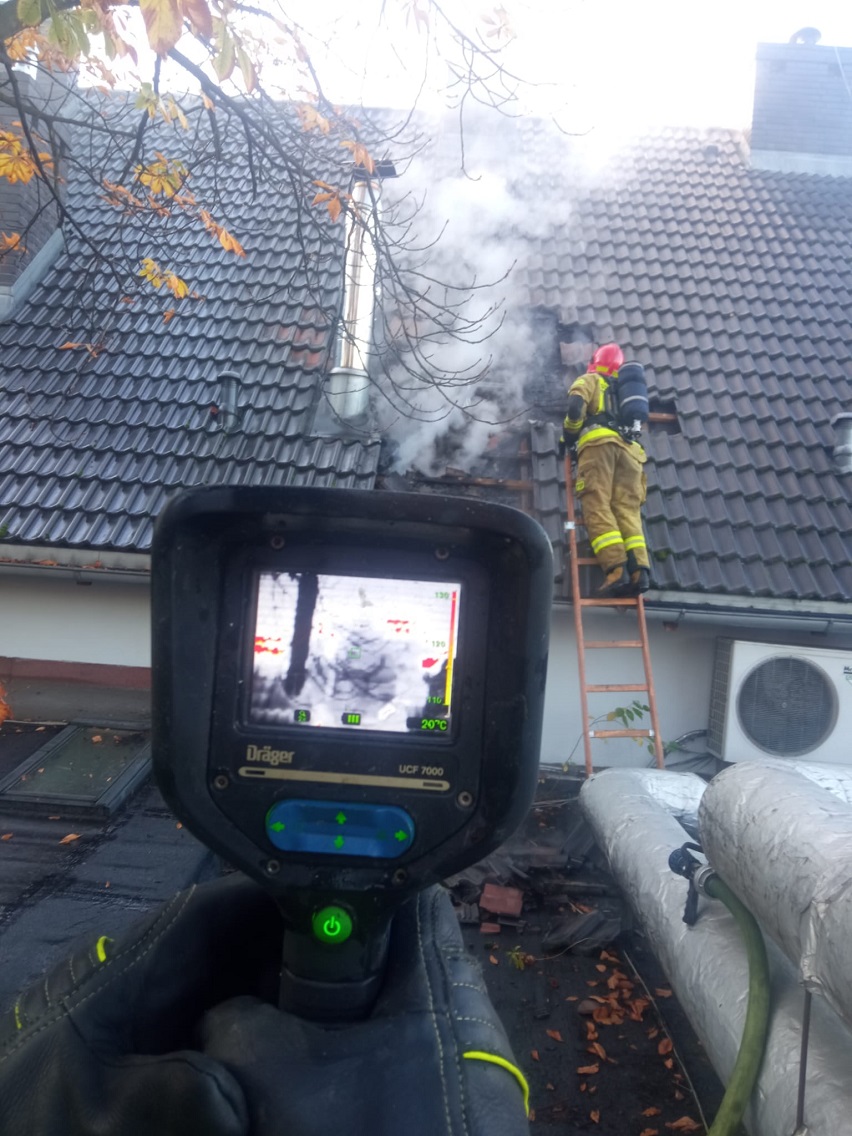 Pożar restauracji przy ul. Wolności. Ewakuowano dwie osoby