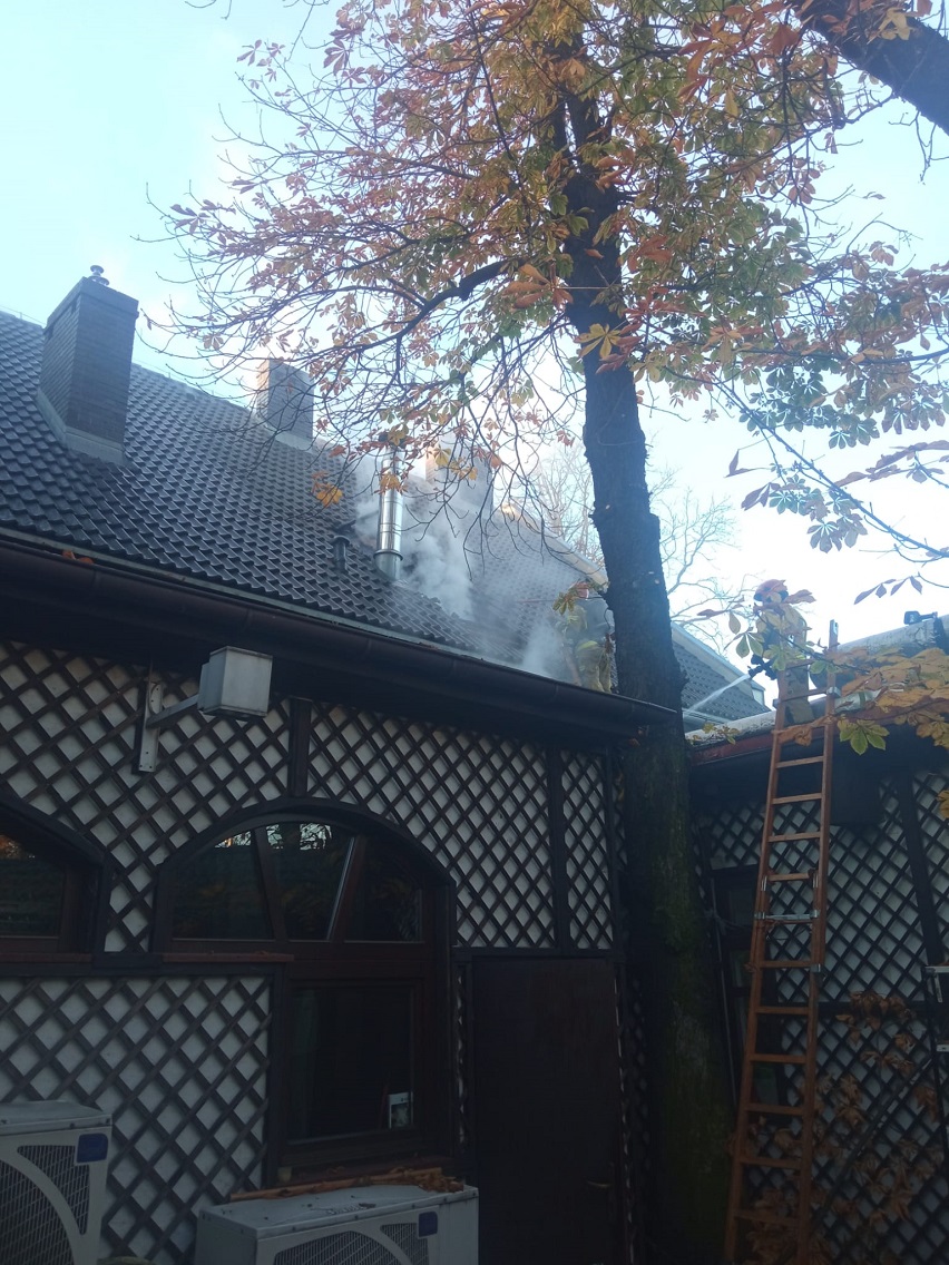 Pożar restauracji przy ul. Wolności. Ewakuowano dwie osoby