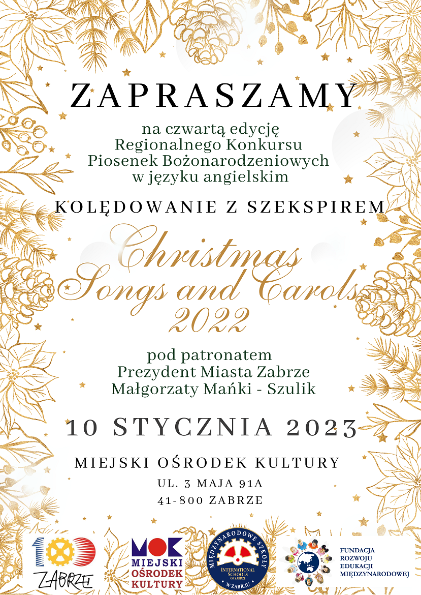 Regionalny Konkurs Piosenek Bożonarodzeniowych w języku angielskim