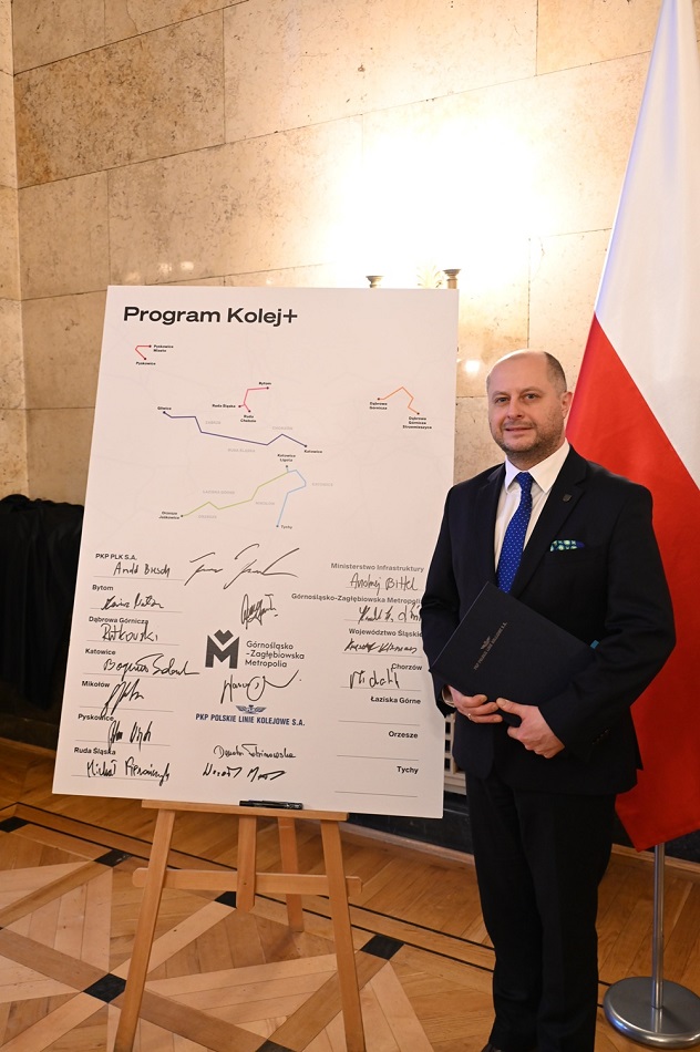 Dzięki 6 projektom w GZM przybędzie 100 km torów kolejowych. Zyska również Ruda Śląska
