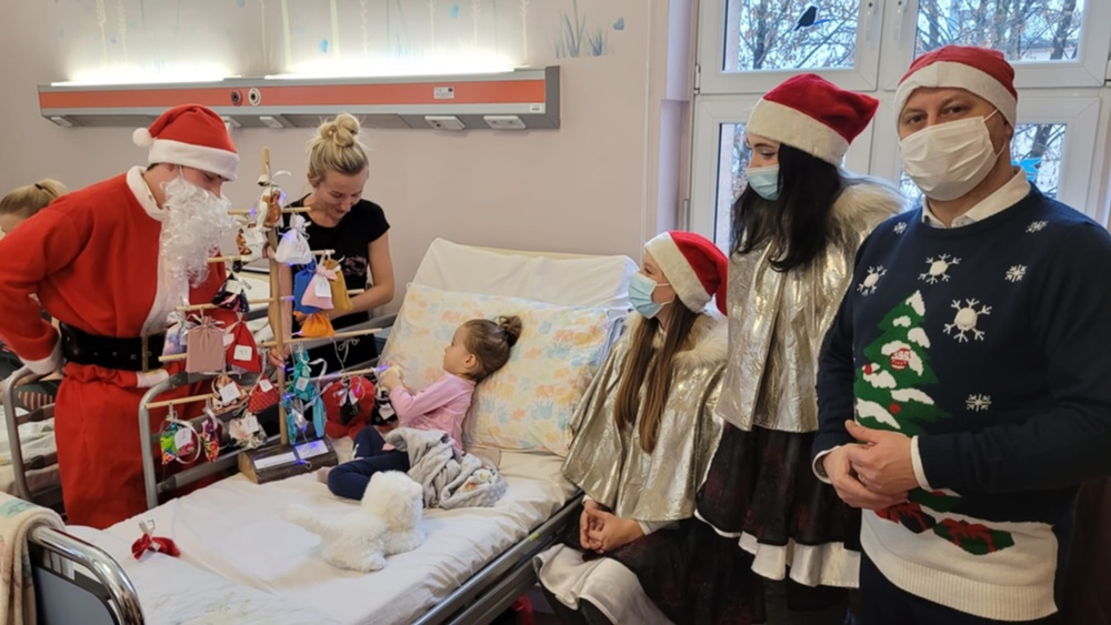 Mikołaj w Szpitalu Miejskim 6