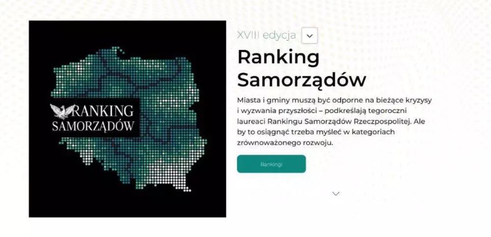 Ruda Śląska na 38. miejscu w Rankingu Samorządów Rzeczpospolitej