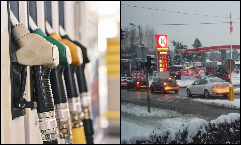 Kolejki w pobliżu stacji benzynowych. Kierowcy rzucili się na tańsze paliwo