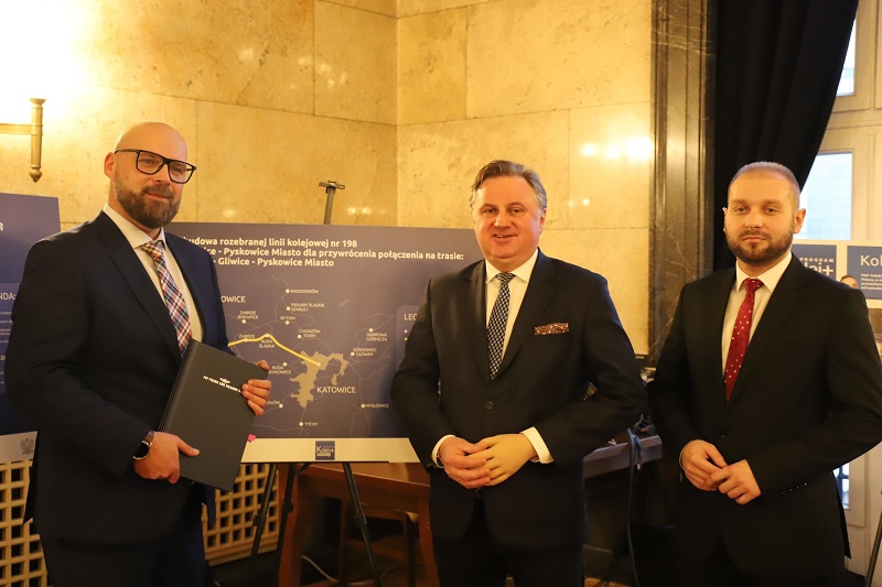 Pociąg wraca do Pyskowic – Miasta. Podpisano umowy w ramach Kolei Plus