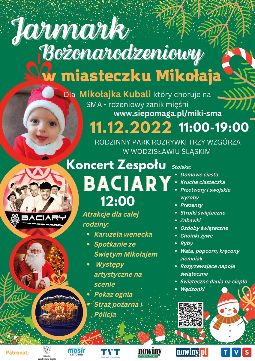 Wydarzenie dla małego mieszkańca. Jarmark Bożonarodzeniowy w miasteczku Mikołaja