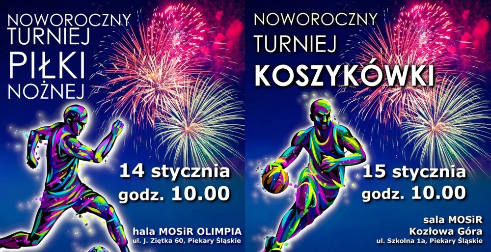 Noworoczny turniej piłki nożnej i koszykówki