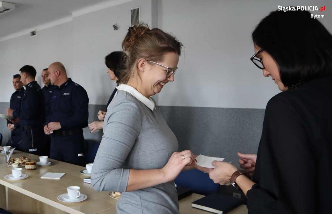 Spotkanie wigilijne w bytomskiej komendzie