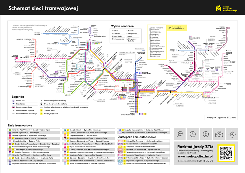 Uwaga, tramwajowe zmiany w Katowicach i Zagłębiu!