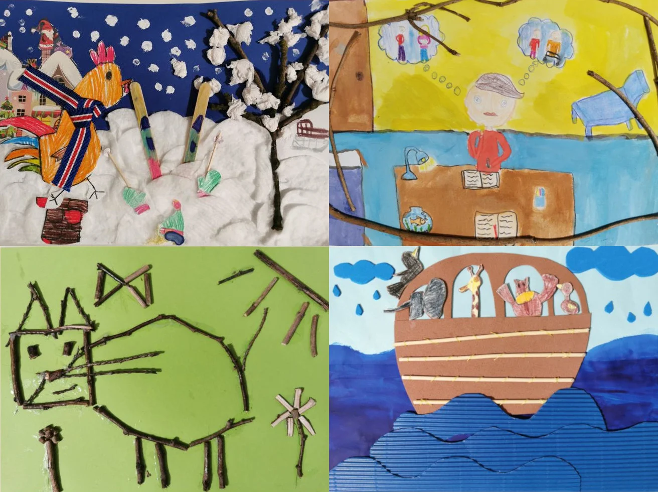 Patyki i patyczki u ks. Jana Twardowskiego. Powiatowy konkurs plastyczny rozstrzygnięty