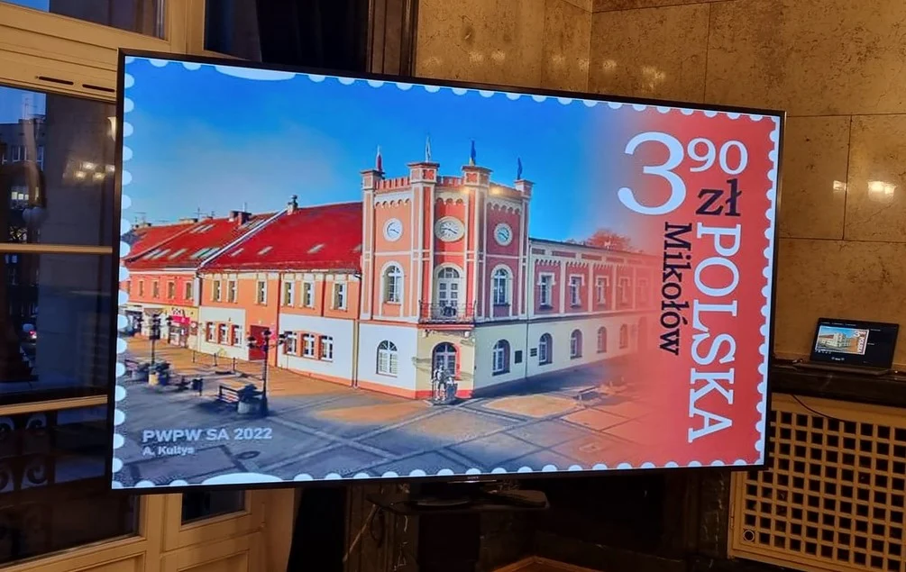 Poczta Polska wypuściła specjalny znaczek na 800-lecie Mikołowa