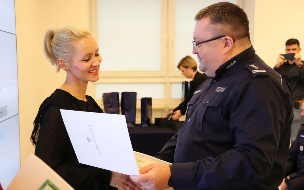 Mł. asp. Ewa Sikora laureatką nagrody "Obiektywnie w drogówce"