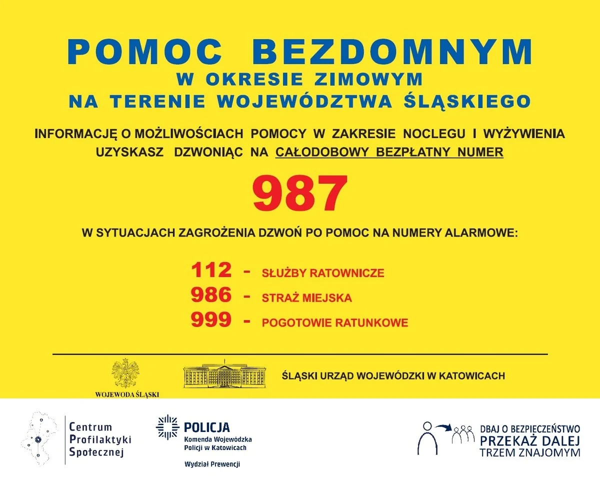 Pomagajmy osobom narażonym na wychłodzenie