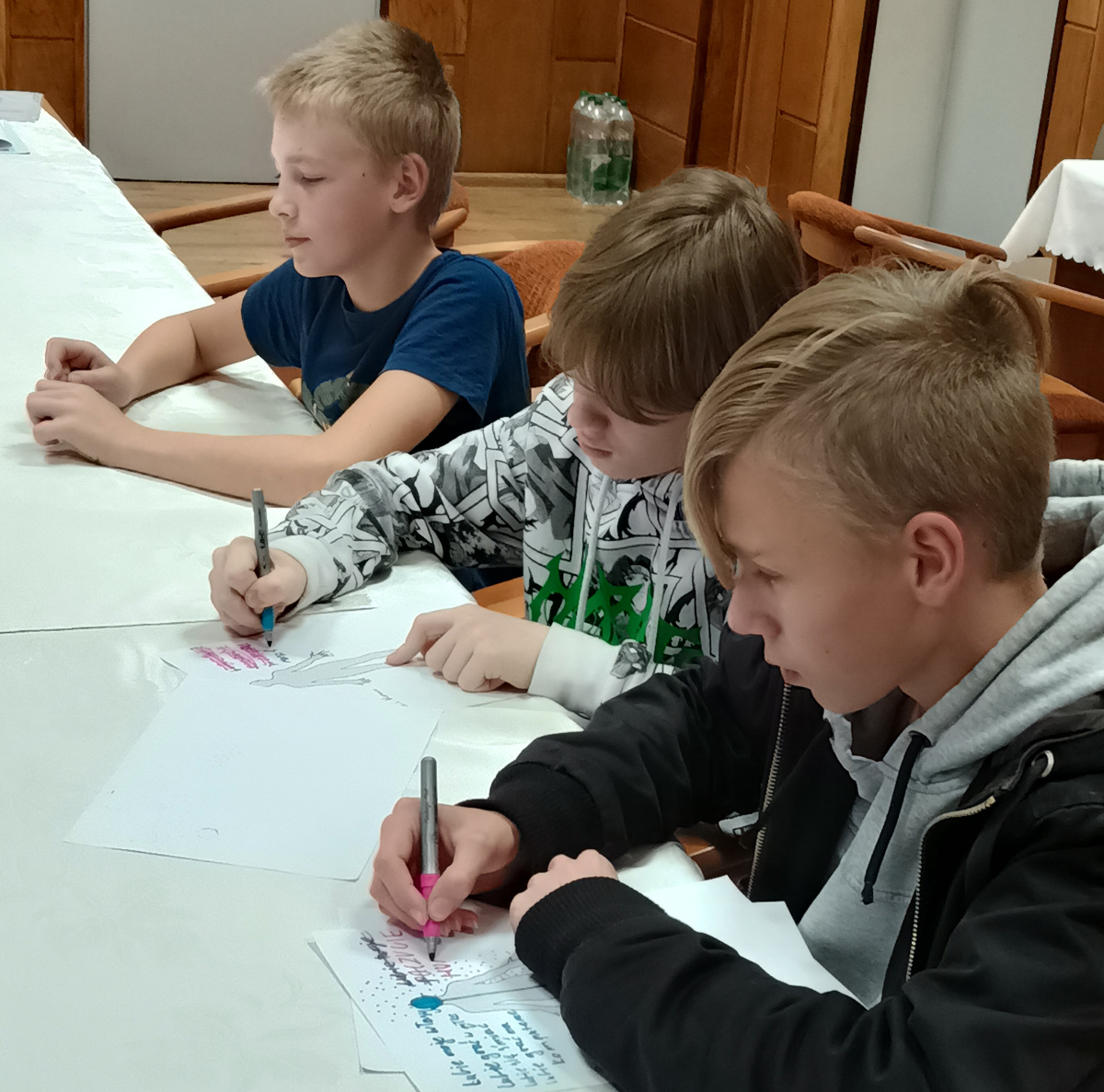 Młodzież z Chorzowa, która uczestniczy w projekcie Śląska Akademia Kompetencji Społecznych