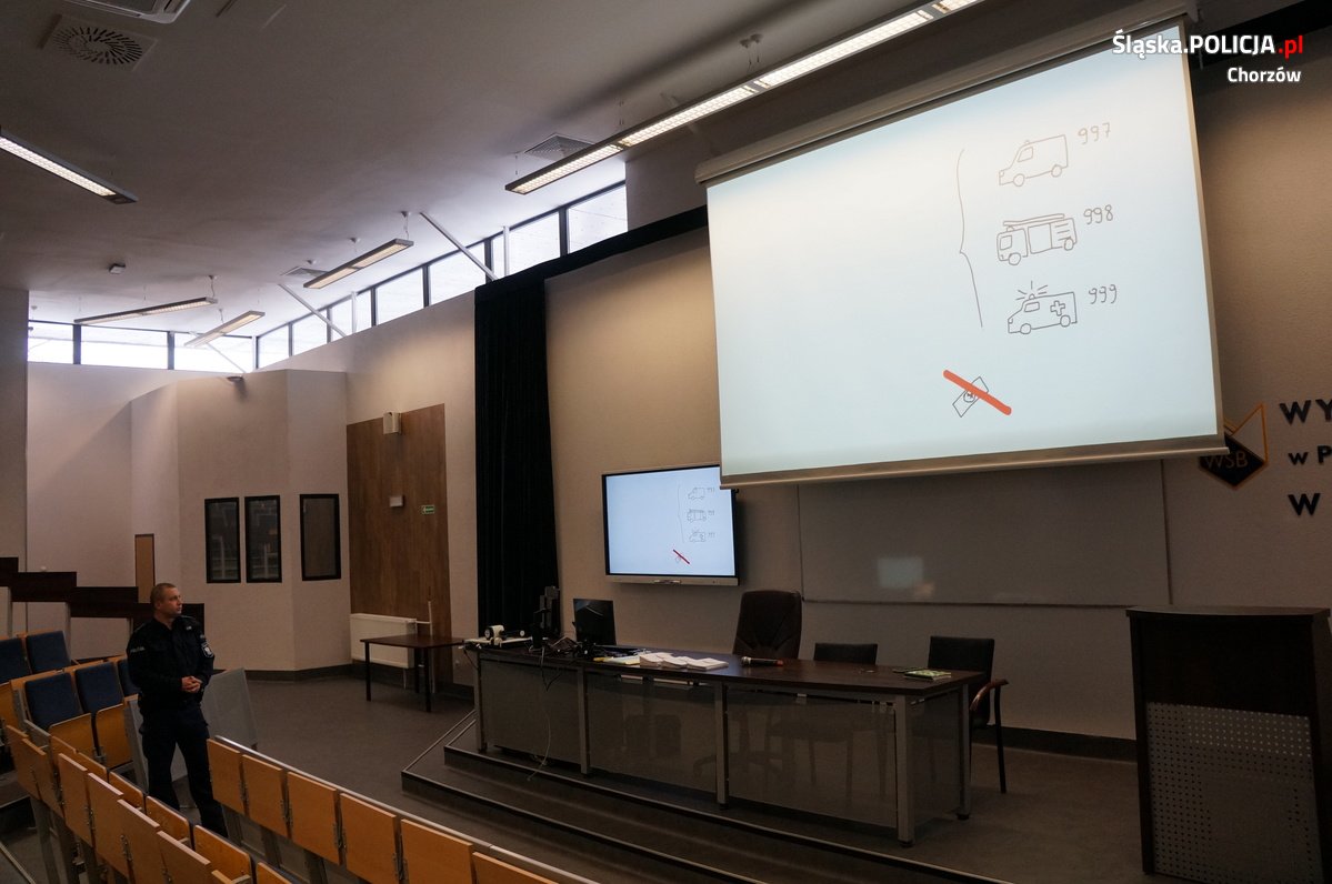 Spotkanie policjantów z ukraińską młodzieżą