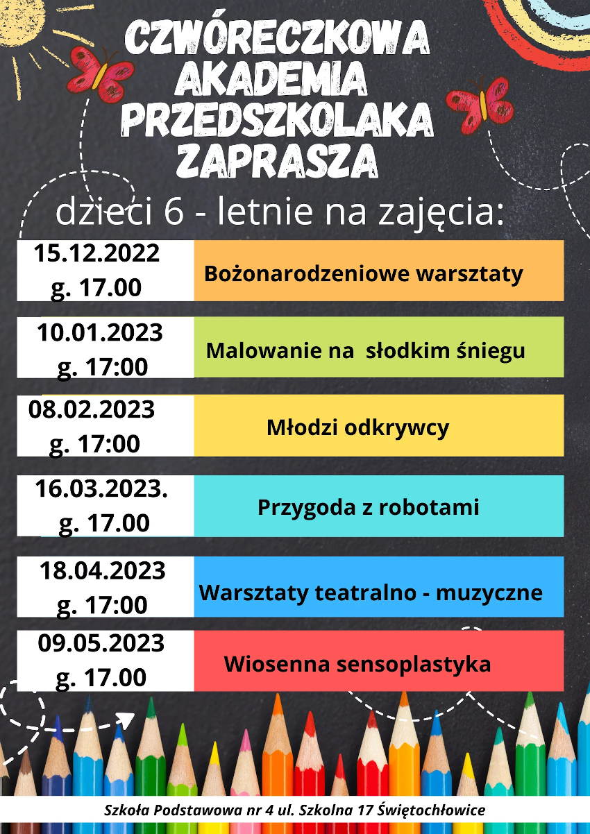 Czwóreczkowa Akademia Przedszkolaka