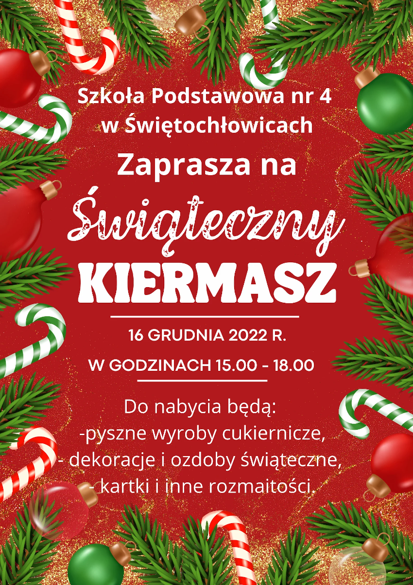 Kiermasz Świąteczny w SP nr 4