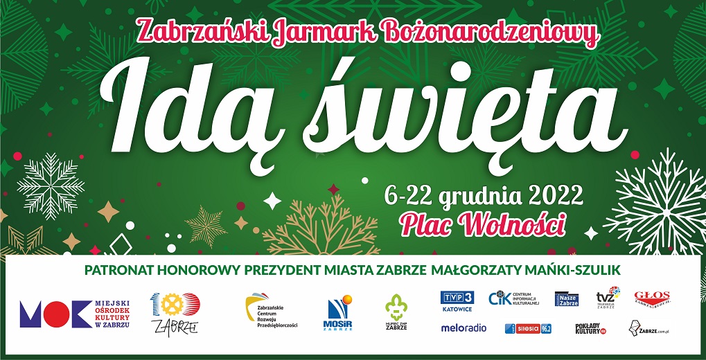 Przed nami Zabrzański Jarmark Bożonarodzeniowy "Idą Święta" [PROGRAM]