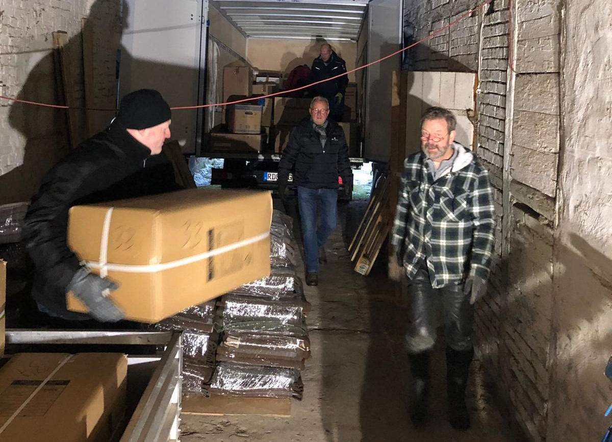 Do Zabrza dotarł kolejny transport pomocy humanitarnej. Tym razem z Rostocka