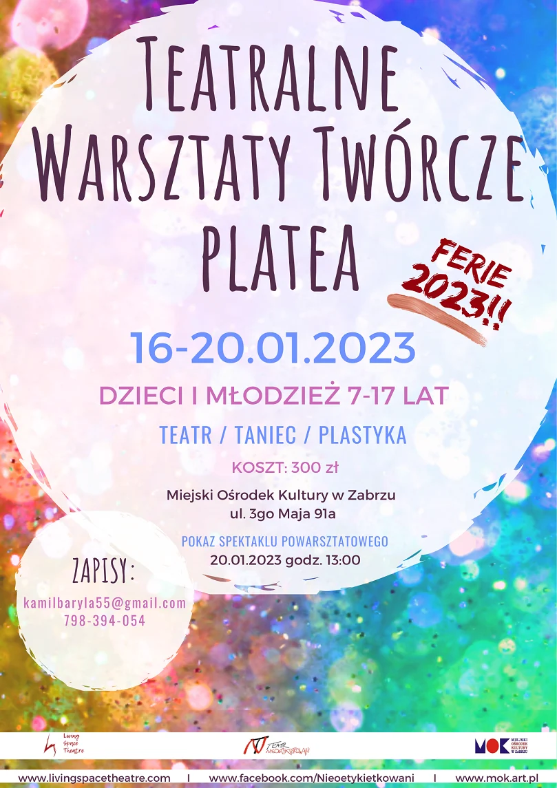 Teatralne warsztaty twórcze Platea w MOK
